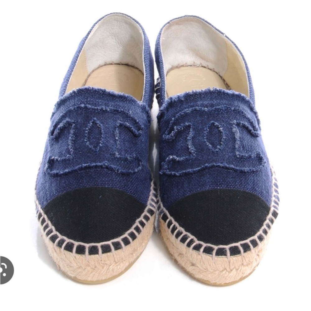 Chanel denim espadrille’s size 40